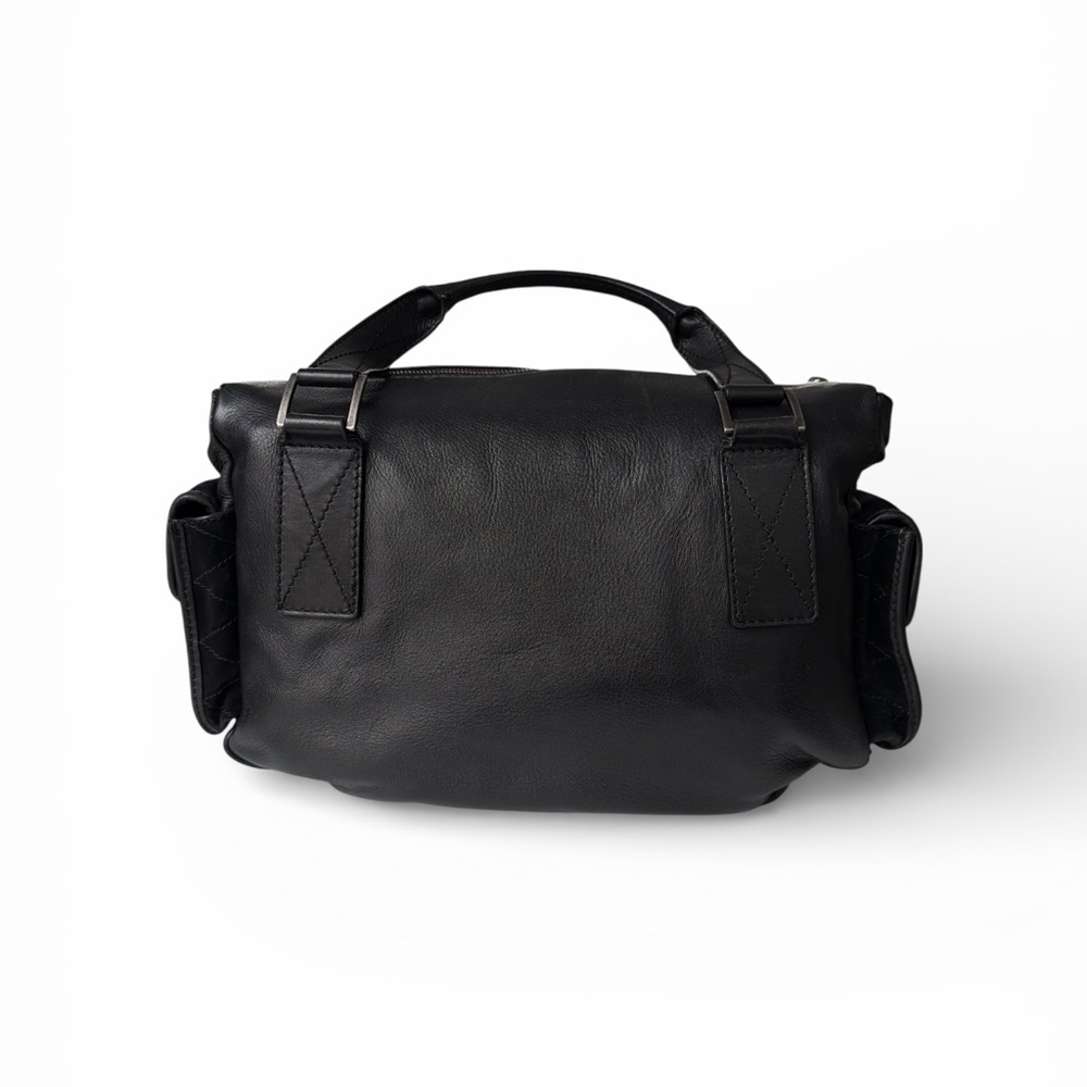 Dior Cannage Rebelle Leather and Suede Satchel Handbag - Picture 4 of 14